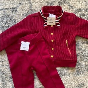 Janie and jack jacket set